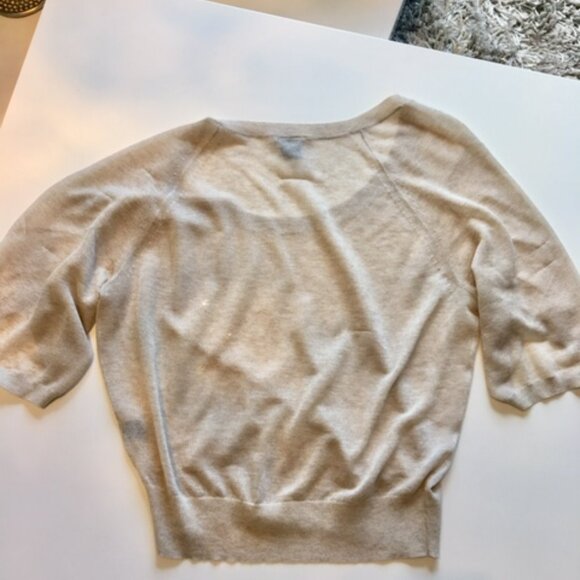 Club Monaco delicate oatmeal sweater size xs - Picture 9 of 13